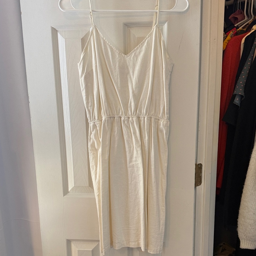 J. Crew Cream Midi Dress